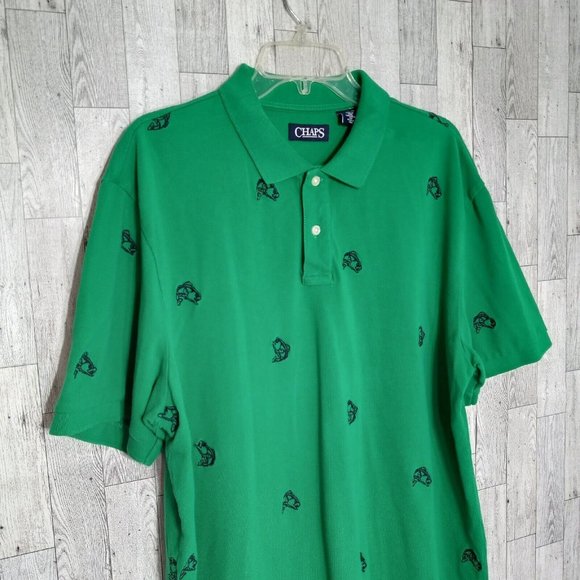 Chaps Shirts Ralph Lauren Shirt Mens Xl Chaps Green Polo